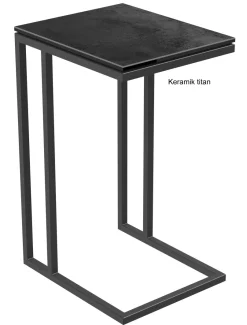 Akante Alicia Beistelltisch Metall schwarz