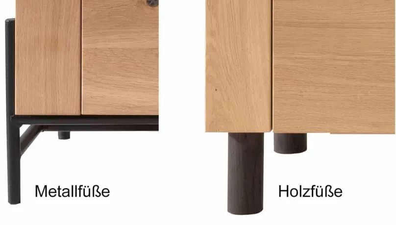 TPT Möbel Ascona Highboard Holz modern Hot