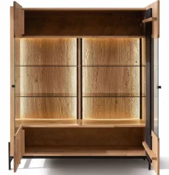 TPT Möbel Ascona Highboard Vitrine Online