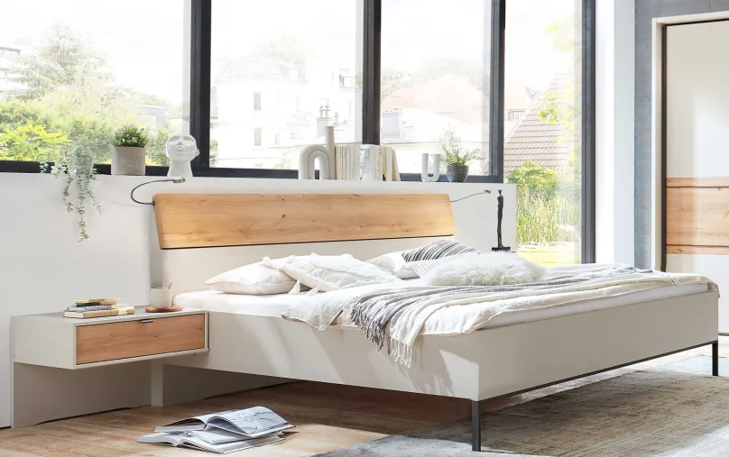 Wiemann Möbel Asti Bett mit LED Clearance