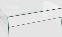Akante Atena Couchtisch Glas mit Ablage Sale