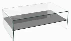 Akante Atena Couchtisch Glas mit Ablage Sale