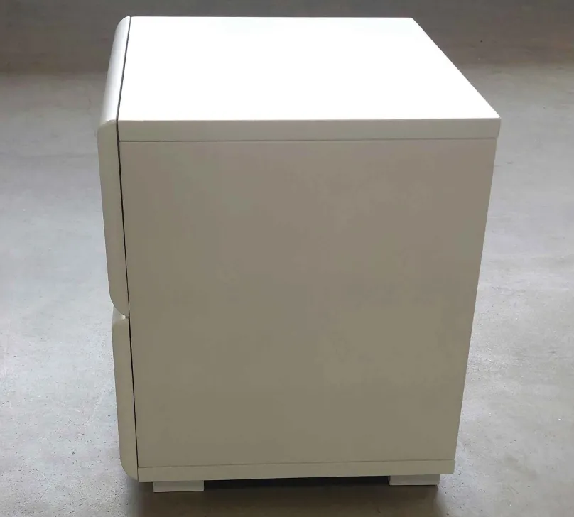 Dico Möbel Avantgarde Nachttisch weiß Holz Discount