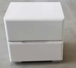 Dico Möbel Avantgarde Nachttisch weiß Holz Discount