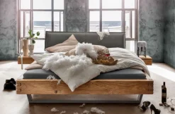 TPT Möbel Balkenbett 620 wildeiche Discount
