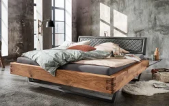 TPT Möbel Balkenbett 620 wildeiche Discount