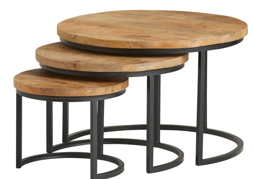 Nijwie Furniture Beistelltisch Mangoholz Clearance