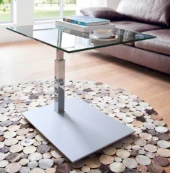 Vierhaus Vertrieb GmbH & Co. KG 1443 Beistelltisch mit Rollen höhenverstellbar Sale