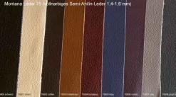 Leu Swiss Belen Ledercouch 3-Sitzer