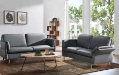 Leu Swiss Belen Ledercouch 3-Sitzer