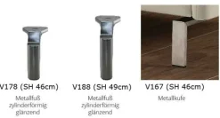 Leu Swiss Belen 2 Sitzer Sofa Leder modern Hot