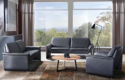 Leu Swiss Bellina Ledercouch -Sitzer New