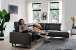 DFM Polstermöbel Bonaire Ecksofa mit Relaxfunktion optional Outlet