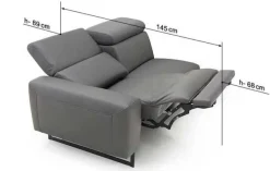 DFM Polstermöbel Bonaire Ecksofa mit Relaxfunktion optional Outlet