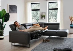 DFM Polstermöbel Bonaire Ecksofa mit Relaxfunktion optional Outlet