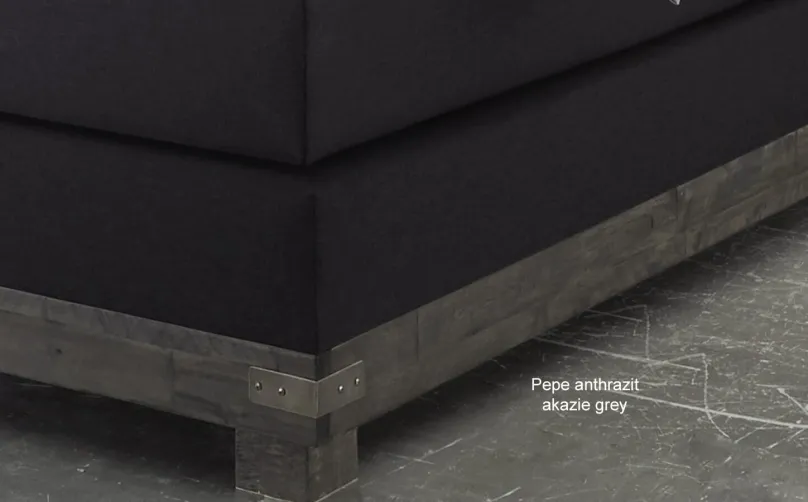 Hasena Boston Boxspringbett mit Holzrahmen Hot