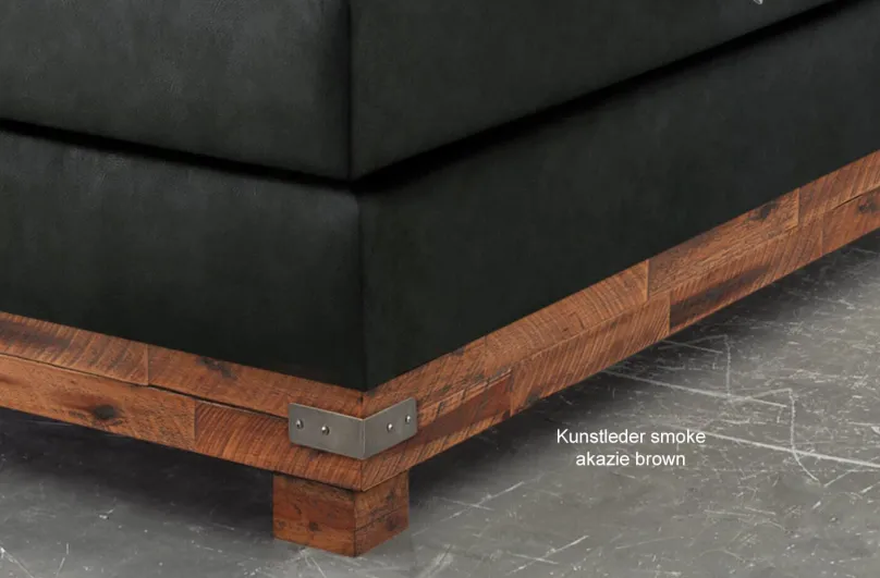 Hasena Boston Boxspringbett mit Holzrahmen Hot