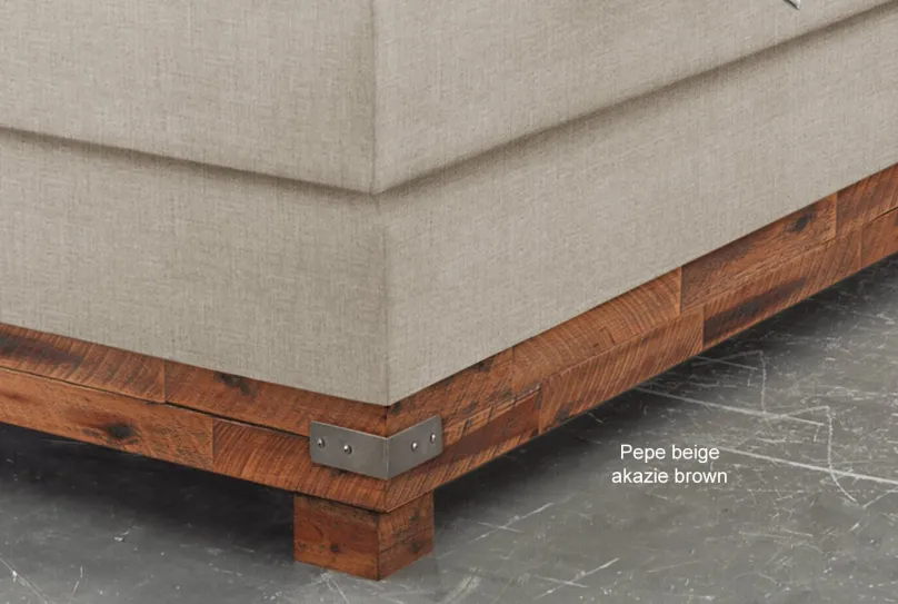 Hasena Boston Boxspringbett mit Holzrahmen Hot