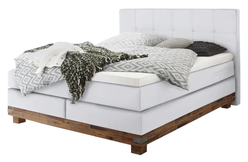 Hasena Boston Boxspringbett mit Holzrahmen Hot
