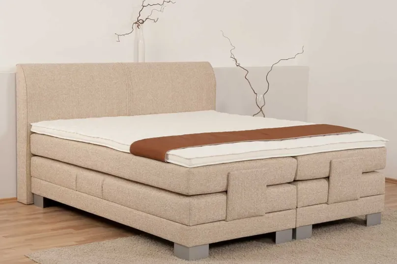 HAPO GmbH & Co. KG Boston Boxspringbett 100x200 mit Motor Hot