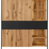 TPT Möbel Boston Highboard Massivholz modern Clearance