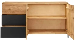 TPT Möbel Boston Kommode eiche schwarz Sale