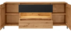 TPT Möbel Boston Sideboard eiche schwarz Best