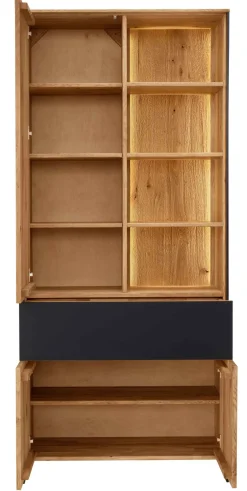 TPT Möbel Boston Wohnzimmerschrank eiche massiv Outlet