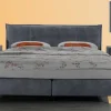 Kretschmar Schlafsysteme Boxspringbett 180x200 anthrazit Discount