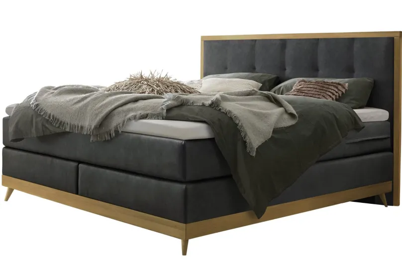 Hasena Boxspringbett 180x200 Kunstleder Clearance