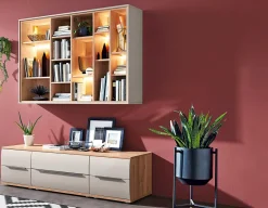 Stralsunder Möbelwerke Breege Bücherregal mit TV-Element Hot