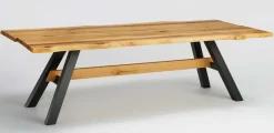 Schösswender Möbel Carbonara Baumkantentisch eiche New