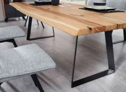 Schösswender Möbel Carbonara Holztisch mit Baumkante Sale
