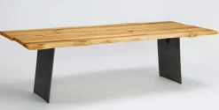 Schösswender Möbel Carbonara Holztisch mit Baumkante Sale