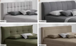 HAPO GmbH & Co. KG Clara Polsterbett 100x200 mit Bettkasten Outlet