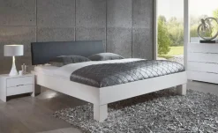 Dico Möbel Classic 380 Massivholzbett mit Polsterkopfteil Sale