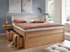 Forestales Cleveland massiv Holz Bett 140x200 Best