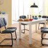 möbelmeile24 Columbia günstiger Küchentisch weiß ausziehbar Discount