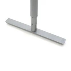 ConSet höhenverstellbarer Schreibtisch STEH / Sitz 100kg Gestell rund Hot
