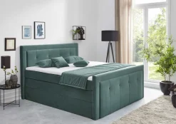 HAPO GmbH & Co. KG Cosima Boxspringbett 120x200 mit Bettkasten Hot