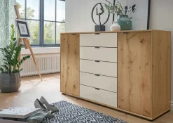 Wiemann Möbel Cremona Kommode mit Türen und Schubladen Discount