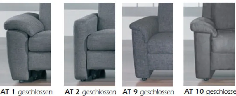 Dietsch Polstermöbel GmbH Davina Sofa mit Recamiere Best