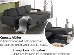 Dietsch Polstermöbel GmbH Davina Sofa mit Schlaffunktion