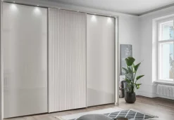 Wiemann Möbel Denver Schwebetürschrank Glas Discount