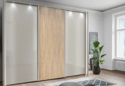 Wiemann Möbel Denver Schwebetürschrank Glas Discount