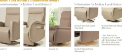 Dietsch Polstermöbel GmbH Dietsch Motion Fernsehsessel mit Relaxfunktion Leder und mehr Sale