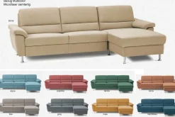Dietsch Polstermöbel GmbH Dietsch Onyx Schlafsofa mit Ottomane in vielen Farben