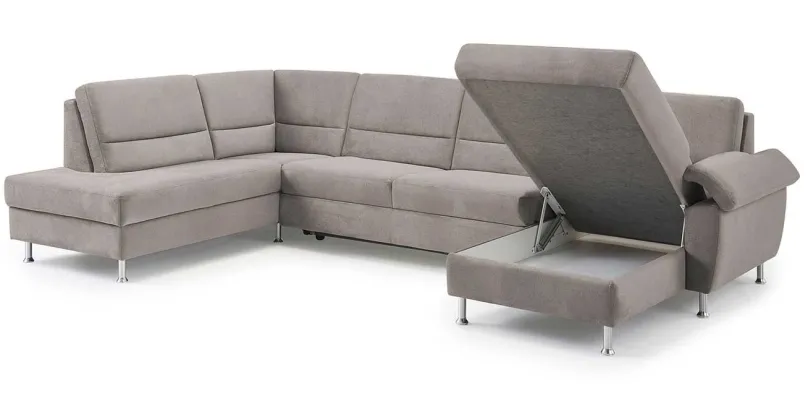Dietsch Polstermöbel GmbH Dietsch Onyx Wohnlandschaft wahlweise mit Schlaffunktion und Bettkasten Outlet