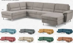Dietsch Polstermöbel GmbH Dietsch Onyx Wohnlandschaft wahlweise mit Schlaffunktion und Bettkasten Outlet