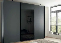 Wiemann Möbel Dubai Kleiderschrank Glas durchsichtig Outlet